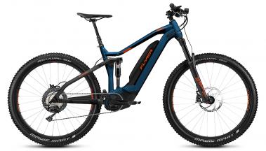 FLYER E Bikes Uproc7 Fullsuspension spacebluemagmared.png