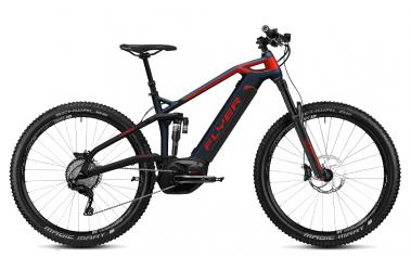 FLYER E Bikes Uproc6 Fullsuspension 630 spaceblueibisred